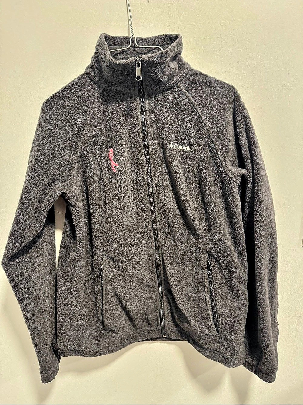 Columbia womens Black Fleece Jacket Size Medium
